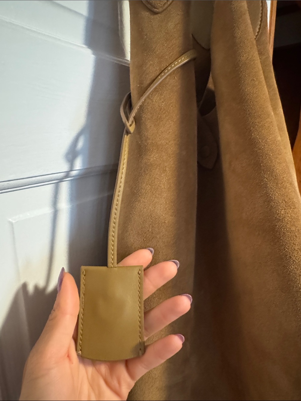 Polo by Ralph Lauren Brown Suede Tote Bag - Picture 6 of 12